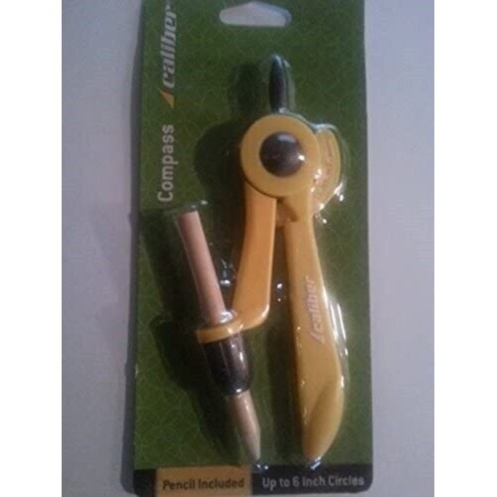 Caliber Geometry Compass (Yellow)